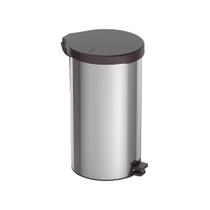 Lixeira Tramontina New Com Pedal 20l Redonda Inox Polido Aço Inox Polido Lixeira Tramontina New Com Pedal 20l Redonda Inox Polido Aço Inox Polido