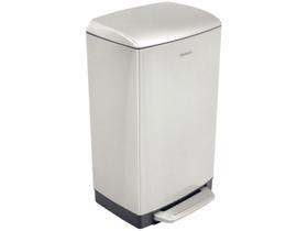 Lixeira Tramontina Octos Aço Inox Balde Removível e Pedal 20L