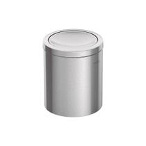 Lixeira Tramontina Swing Basculante 12l Redonda Inox Unica 94542112