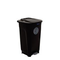 Lixeira Tramontina T-Force Coleta Seletiva Orgânico em Polipropileno Marrom 50 L