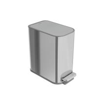 Lixeira Tramontina Tipo D Slim 5 L Em Aço Inox Com Acabamento Acetinado E Sistema Stay-open Lixeira Tramontina Tipo D Slim 5 L Em Aço Inox Com Acabamento Acetinado E Sistema Stay-open