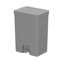 Lixeira Trium Cinza 30L - Ou