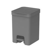 Lixeira Trium Com Pedal Chumbo 12 Litros - Ou Lixeira Trium Com Pedal Chumbo 12 Litros - Ou