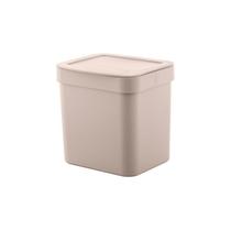 Lixeira Trium Fechado 4,7 Litros Martiplast Ou - Bege Lixeira Trium Fechado 4,7 Litros Martiplast Ou - Bege