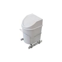 Lixeira Unitária Deslizante de Base Cinza com Estrutura Cromado 8717 Jomer