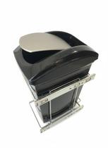 Lixeira Unitaria Fix Lateral 15 Litros Balde preto Sanrremo