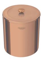 Lixeira Útil 5 L em Aço Inox Scotch Brite com Revestimento Especial a Base de Verniz Rose Gold Tramontina 94540/053