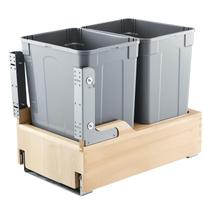 Lixeira VEVOR Dupla 35QT Deslizante com Fechamento Suave Lixeira VEVOR Dupla 35QT Deslizante com Fechamento Suave