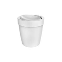 Lixeira Vitra Tampa Basculante 5L Branco OU