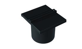 Lixeira xteel 1,2l 150mm para canal organizador alfa black preto lix 0150 blk