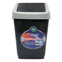 Lixeirinha Pequena Com Tampa Pia Mesa Banheiro Cozinha 2l