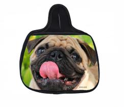 Lixo Car de Neoprene coleção Dogs -Pug, na cola do dono Lixo Car de Neoprene coleção Dogs -Pug, na cola do dono