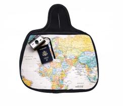 Lixo Car, Mapa Mundi Material Neoprene 3MM 30x25 CM Lixo Car, Mapa Mundi Material Neoprene 3MM 30x25 CM