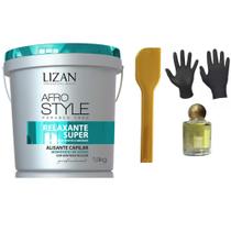 Lizan Afrostyle Creme Relaxante Hidróxido de Sódio 1,9kg L E P