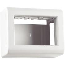 Lizflex 57303/003 Caixa Sist X C/ Placa 3 Mod Branca