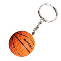 Llavero Deportivo de Pelotas: Baloncesto y Fútbol para Niños