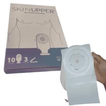 Lm0072 - cx c/ 10 bolsas colostomia transp., aberta, drenavel, c/ filtro, c/ 3 clamps, recortavel 19-64mm - skinupper