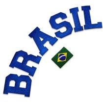 LN003055A Patch em Tecido Termo Adesivo Brasil 25,5x 5,5cm LN003055A Patch em Tecido Termo Adesivo Brasil 25,5x 5,5cm