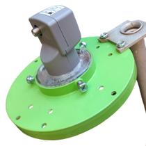 Lnbf Ku Multiponto Com Adaptador Para Usar A Antena Banda C