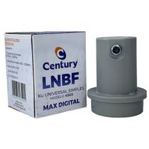 Lnbf Ku Simples Universal Century - Lnb Single MAX DIGITAL