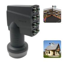 Lnbf Lnb Banda Ku Universal Octo 8 Saídas Antena Digital Hd