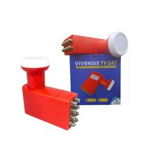 LNBF Óctuplo Banda KU HD Universal Vivensis 8 Saidas