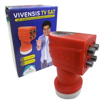 Lnbf Quadruplo Digital Banda Ku 5g Universal - Vivensis