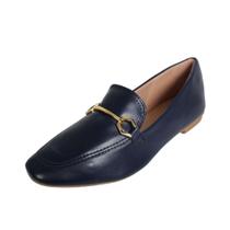 Loafer Bico Quadrado Luiza Sobreira Azul Marinho Mod. 2067 Loafer Bico Quadrado Luiza Sobreira Azul Marinho Mod. 2067