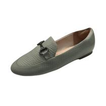 Loafer Confort Mocassim Verde Couro Macio Legítimo