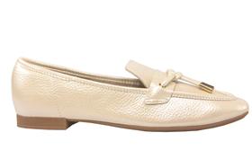 Loafer Feminino Couro Marfim - Cód UC1601005 Loafer Feminino Couro Marfim - Cód UC1601005