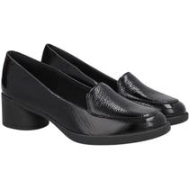 Loafer Feminino Usaflex Couro Big Croco Extra-Form AO06004 Cor:PretoTamanho:38 Loafer Feminino Usaflex Couro Big Croco Extra-Form AO06004 Cor:PretoTamanho:38