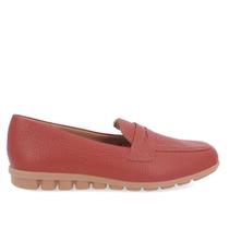 Loafer Marrom Casual Couro - Usaflex