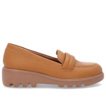 Loafer Marrom Sola Tratorada Couro