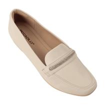 Loafer Piccadilly Feminino Off White Ref:250238