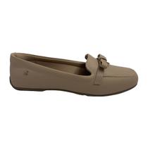 Loafer Softli Bege 10386 Super Conforto Laço - Nude 36