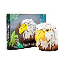 Lobo Cervo Águia Cabeça Modelo Blocos De Construção Decoração De Parede Huiqibao Moc Animal Pingente Lobo Cervo Águia Cabeça Modelo Blocos De Construção Decoração De Parede Huiqibao Moc Animal Pingente