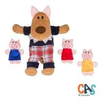 Lobo Mau Fantoche E Os 3 Porquinhos