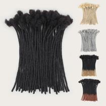 Loc Extensions Sangtok 25 cm 40 fios de cabelo humano de 0,6 cm de largura Loc Extensions Sangtok 25 cm 40 fios de cabelo humano de 0,6 cm de largura