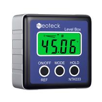 Localizador de ângulos Neoteck Digital LCD Transferidor impermeável azul Localizador de ângulos Neoteck Digital LCD Transferidor impermeável azul