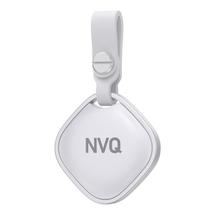 Localizador de chaves Bluetooth NVQ Silver White resistente à água Localizador de chaves Bluetooth NVQ Silver White resistente à água
