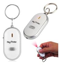 Localizador de Chaves com Tecnologia de Sensor por Assobio Alarme Sonoro e Mini Lanterna LED Slim Localizador de Chaves com Tecnologia de Sensor por Assobio Alarme Sonoro e Mini Lanterna LED Slim