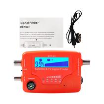 Localizador De Sinal Digital LCD 2 Em 1 Medidor De Antena De TV Por Satélite Com Alarme De Bússola