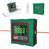 Localizador Digital de Ângulo Ciomexiy com Laser e Base Magnética USB