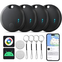 Localizador eletrônico Delumu Bluetooth Tracker, pacote com 4 unidades para Android Localizador eletrônico Delumu Bluetooth Tracker, pacote com 4 unidades para Android