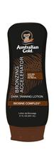 Loção aceleradora de bronzeamento Australian Gold Dark 240 ml com bronzeador Loção aceleradora de bronzeamento Australian Gold Dark 240 ml com bronzeador