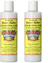 Loção After Sun Maui Babe After Browning 240 ml (8 onças) - pacote com 2 Loção After Sun Maui Babe After Browning 240 ml (8 onças) - pacote com 2