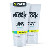 Loção antitranspirante SweatBlock Clinical Strength, pacote com 2 unidades