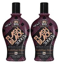 Loção Autobronzeadora European Gold Flash Black 3000X 354 ml Kit Loção Autobronzeadora European Gold Flash Black 3000X 354 ml Kit