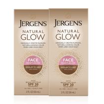 Loção autobronzeadora Jergens Natural Glow Face SPF 20 60mL