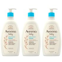Loção Aveeno Baby Daily Moisture sem Fragrância - 532ml (Kit com 3) Loção Aveeno Baby Daily Moisture sem Fragrância - 532ml (Kit com 3)